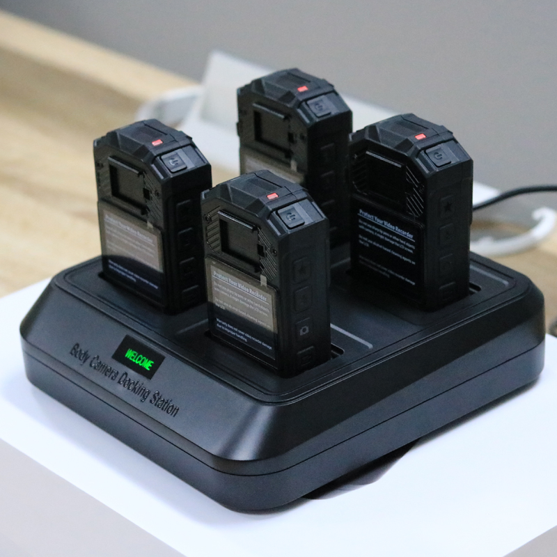 4 Ports Recorder Audio Video Data Acquisition Device Body Camera Dock Station