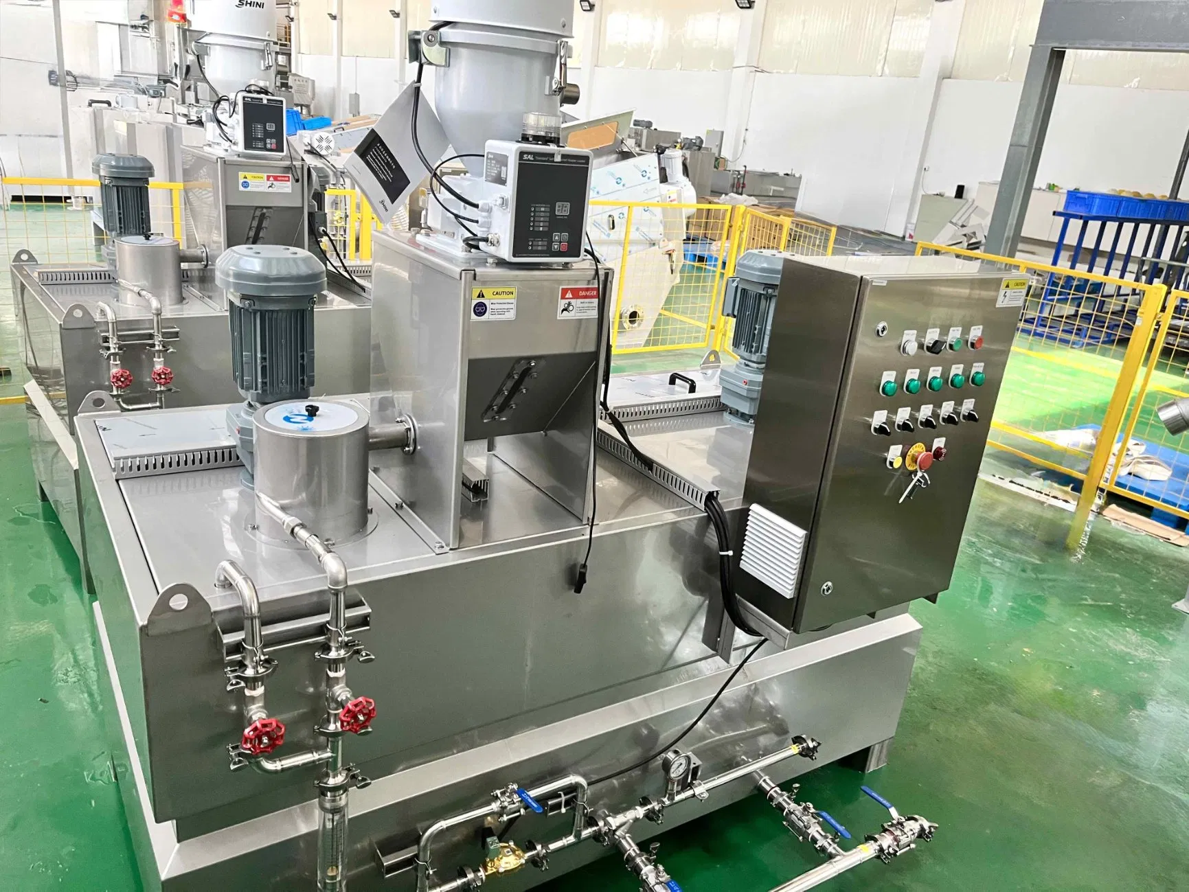 Precise Controlled Polymer Powder Mixing Tank Equipment PAC PAM Polymer Dosing System