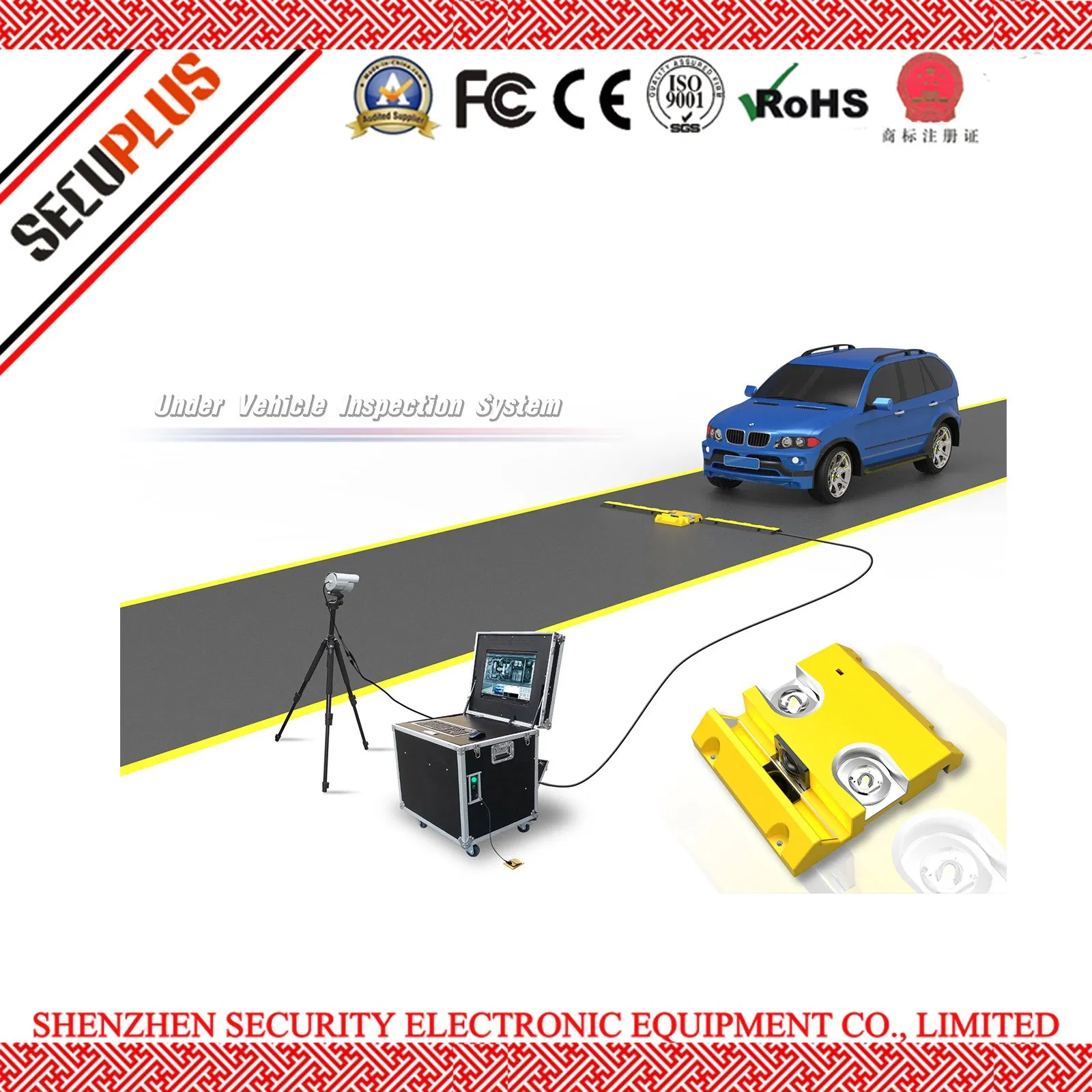 Mobile Under Vehicle Scanning System with High Resolution Imaging