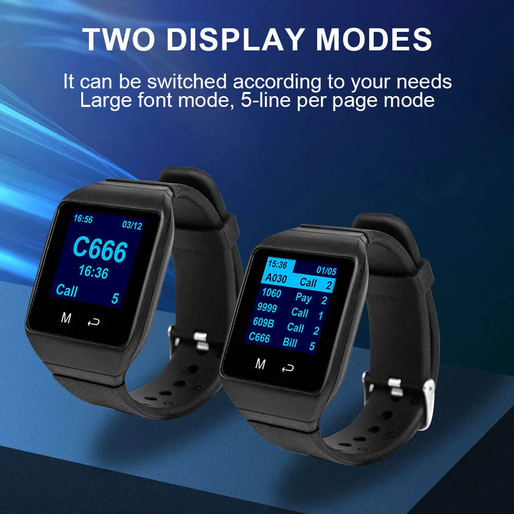 Wireless Nurse Station Pager Call System 1 Host with 10 Button Elderly Caregiver Caller Pager for Clinic Use