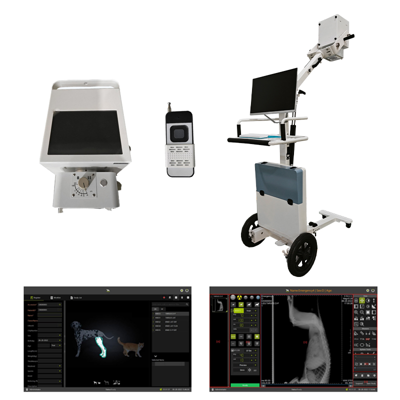 IN-V Series Mobile Portable X Ray System With 5 kW Or 8 kW Generator And Flat Panel Detector