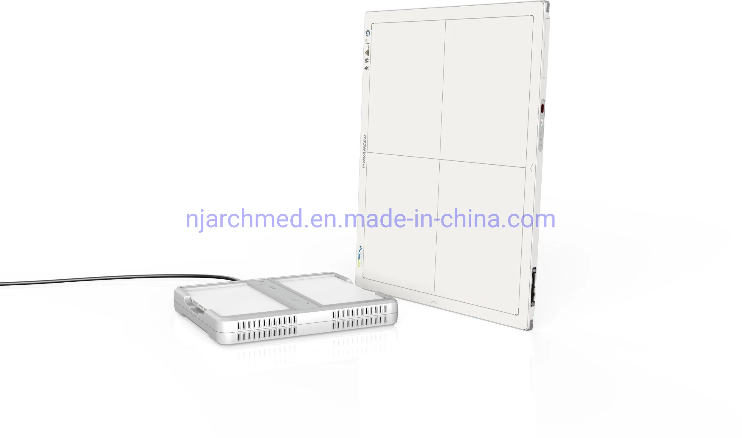 Medical Equipment Digital Flat Panel Detector X Ray Machine Wire and Wireless Flat Panel Detector 17''x17'' for Veterinary and Human Promotion Price