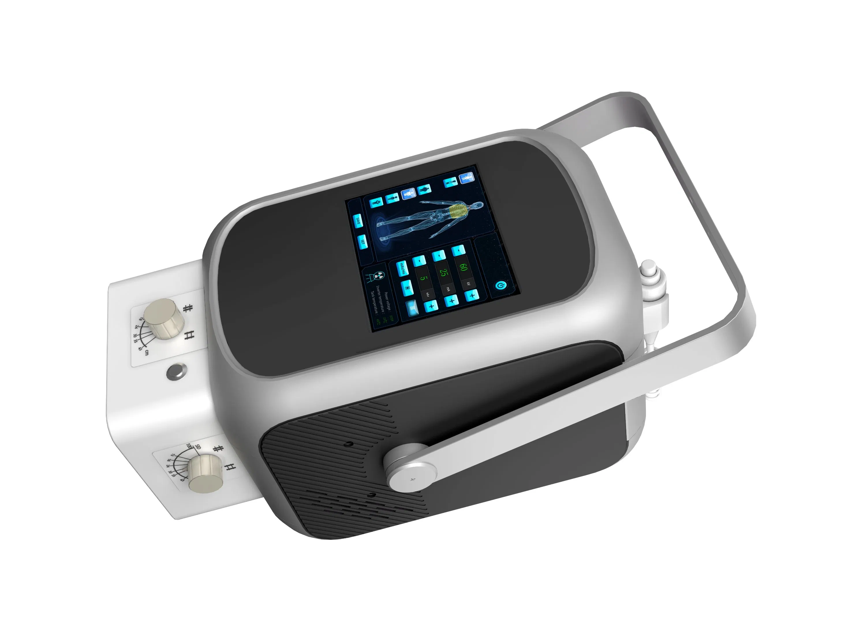 High Frequency Medical 160mA Mobile Portable X Ray Unit X-ray Device 8kw Xray Portable