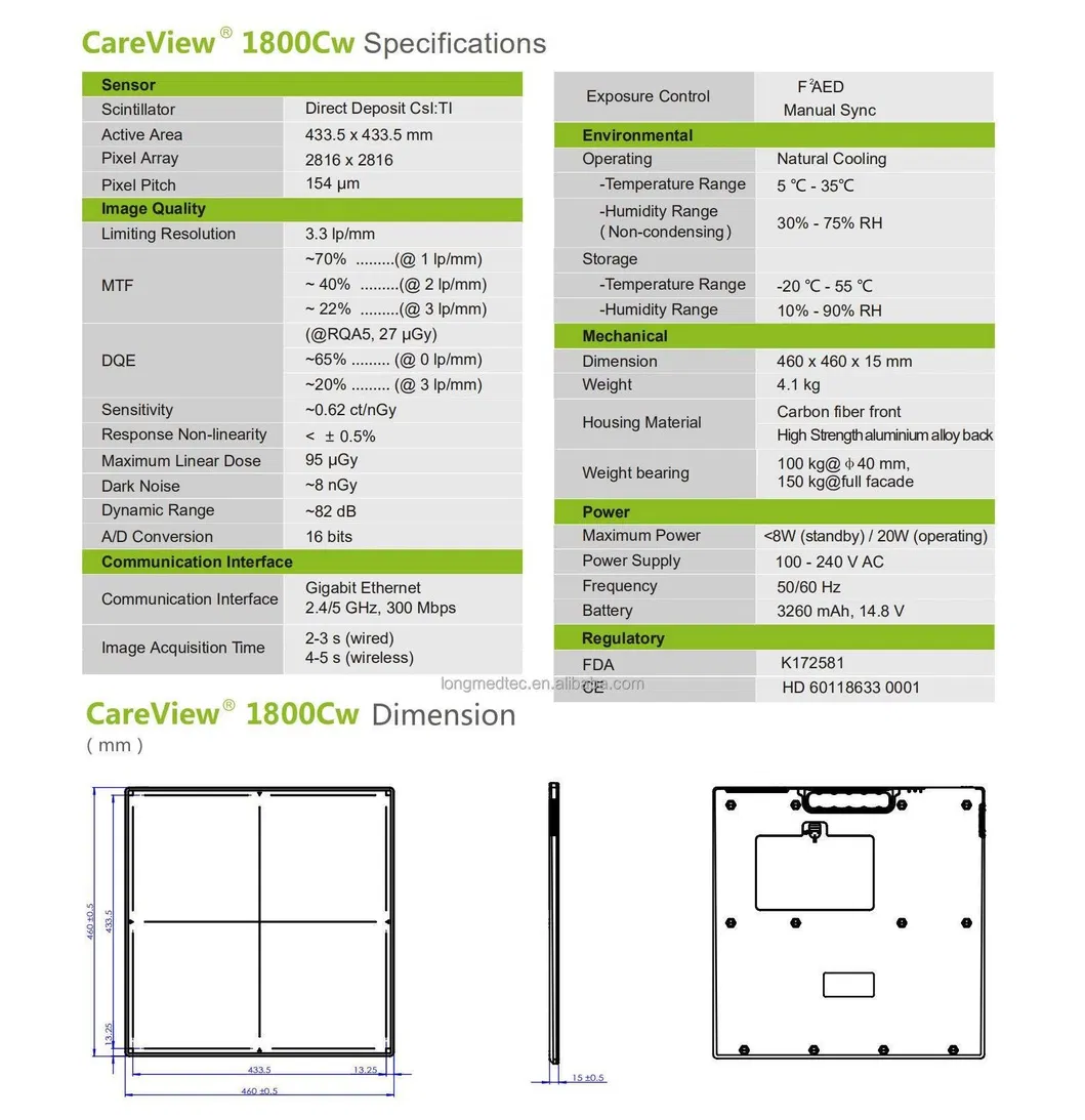 Wireless X-ray Flat Panel Detector 2