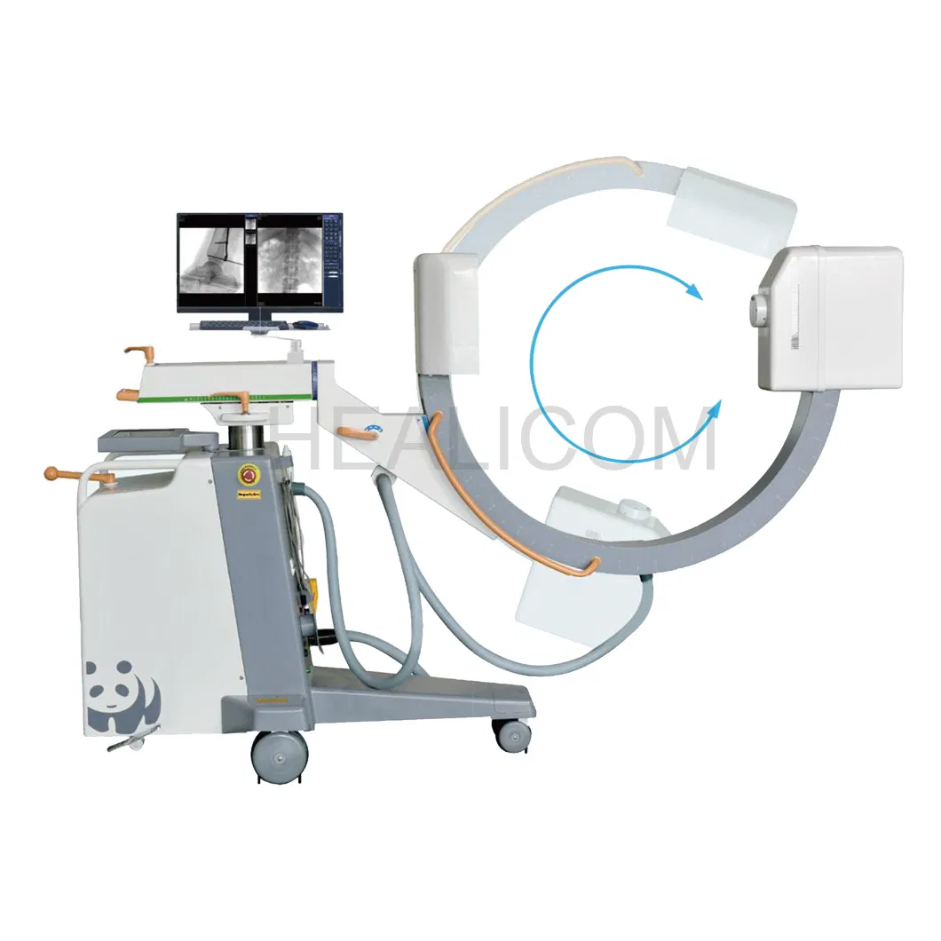 Medical 5kw Digital Hf Mobile Digital C-Arm System with Dynamic Flat-Panel Detector