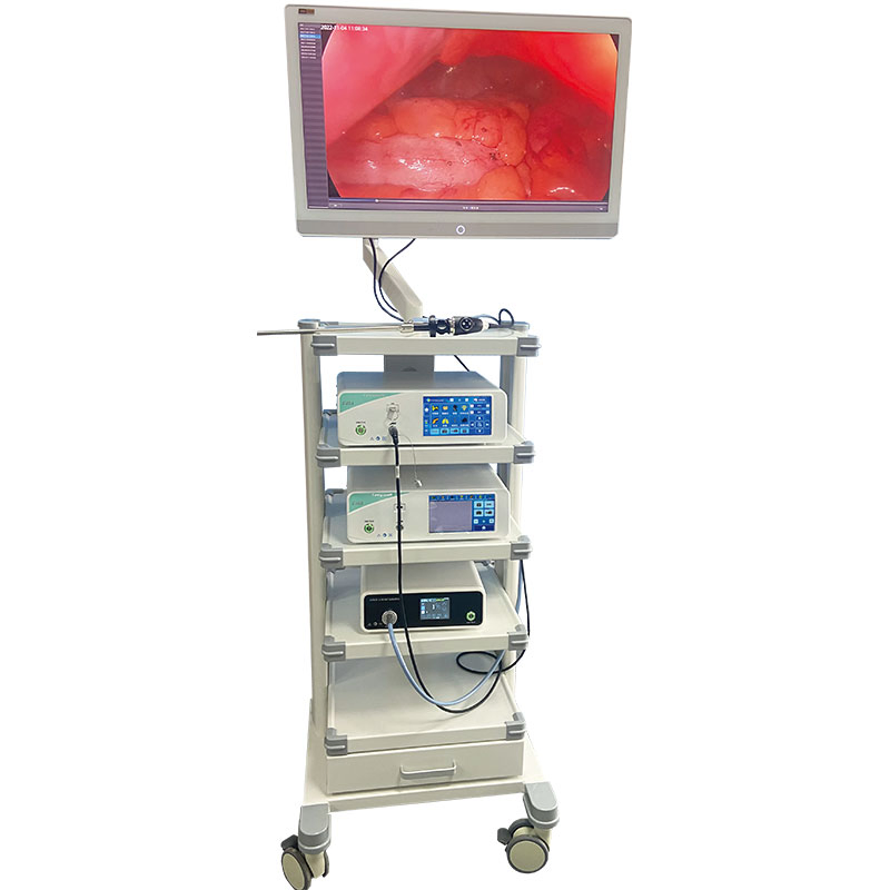 UHD Endoscopy Camera System with Light Source, Monitor and Endo Trolley