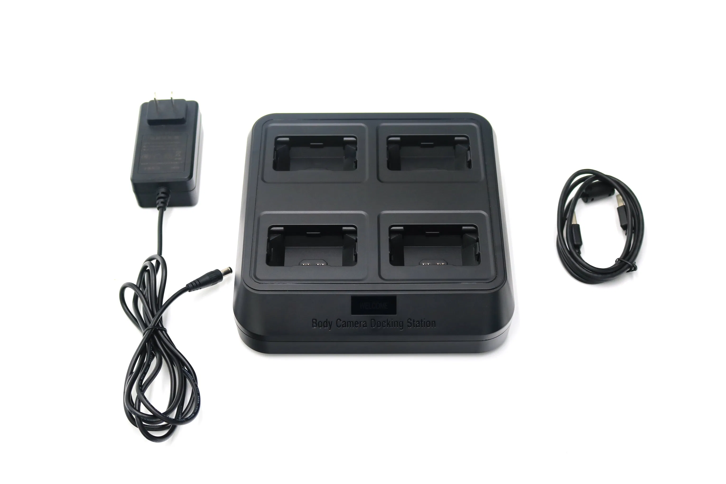 4 Ports Recorder Audio Video Data Acquisition Device Body Camera Dock Station