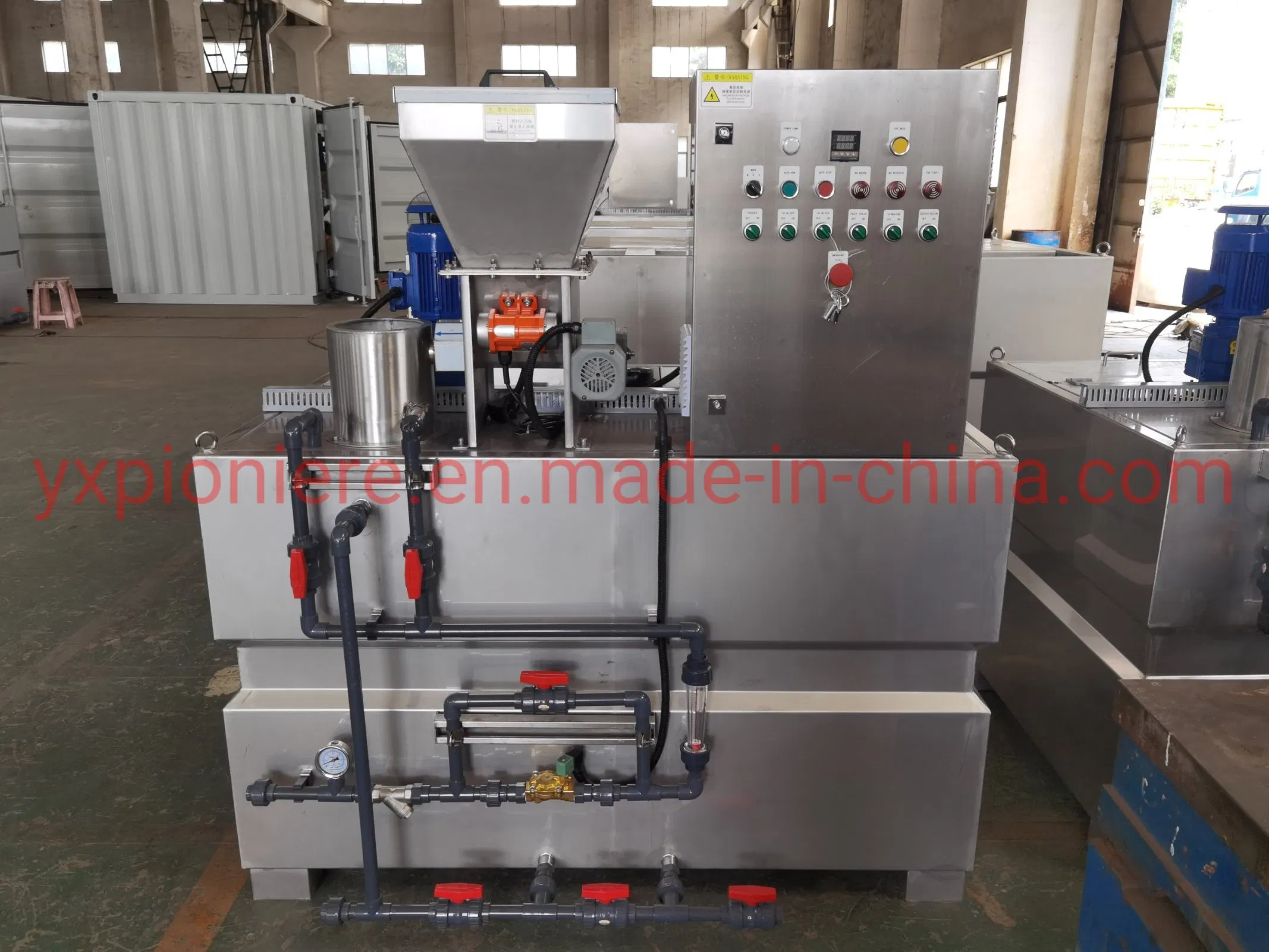 Automatic Polymer Dosing Unit Stainless Steel SS304 SS316 Chemical Polymer Feeding Mixing Flocculation System
