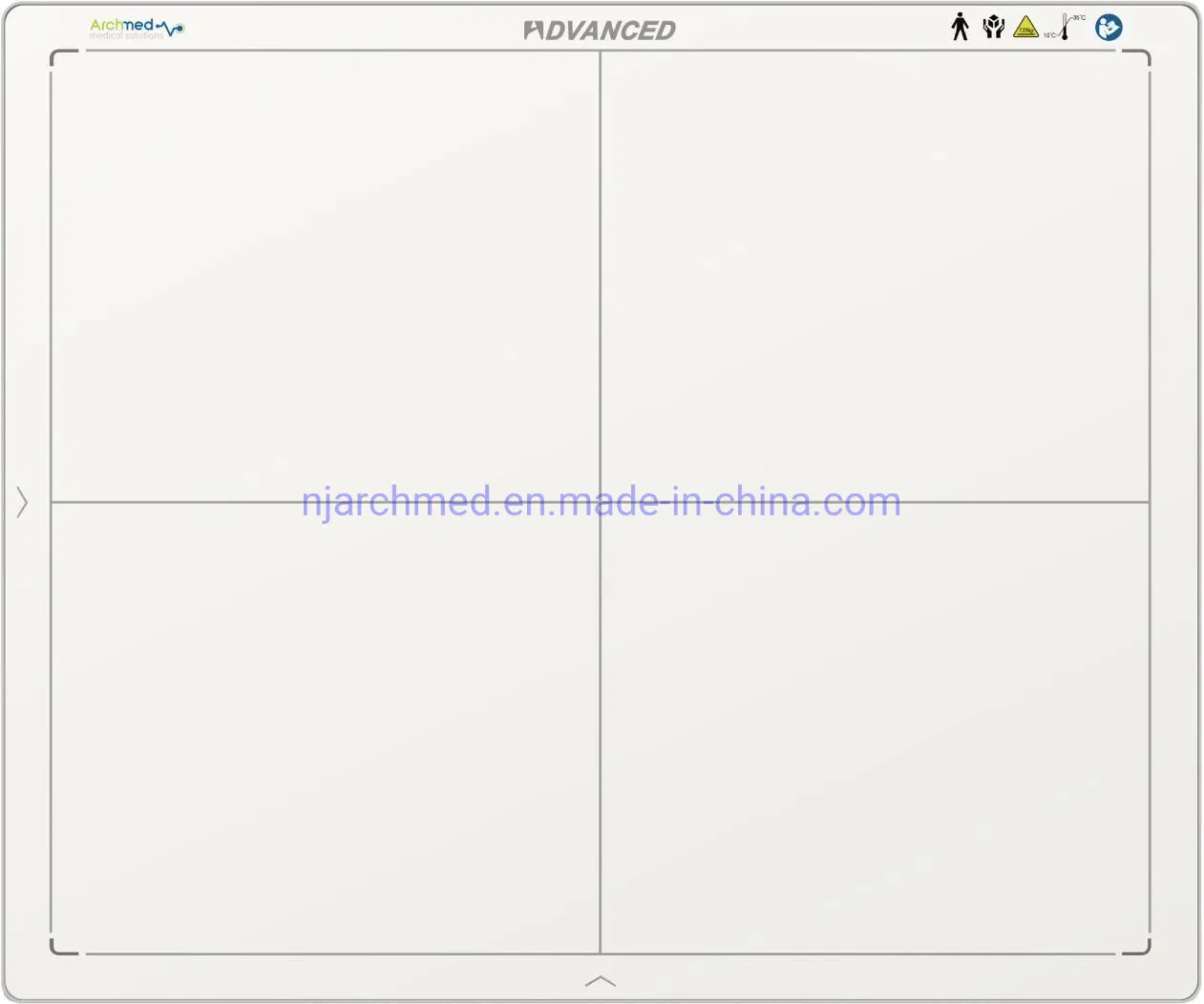 Medical Equipment Digital Flat Panel Detector X Ray Machine Wire and Wireless Flat Panel Detector 17''x17'' for Veterinary and Human Promotion Price