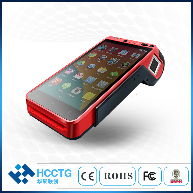 Mini Caisse Enregistreuse System Android Handheld Fiscal POS Terminal with Contactless Card Reader Hcc-Z100