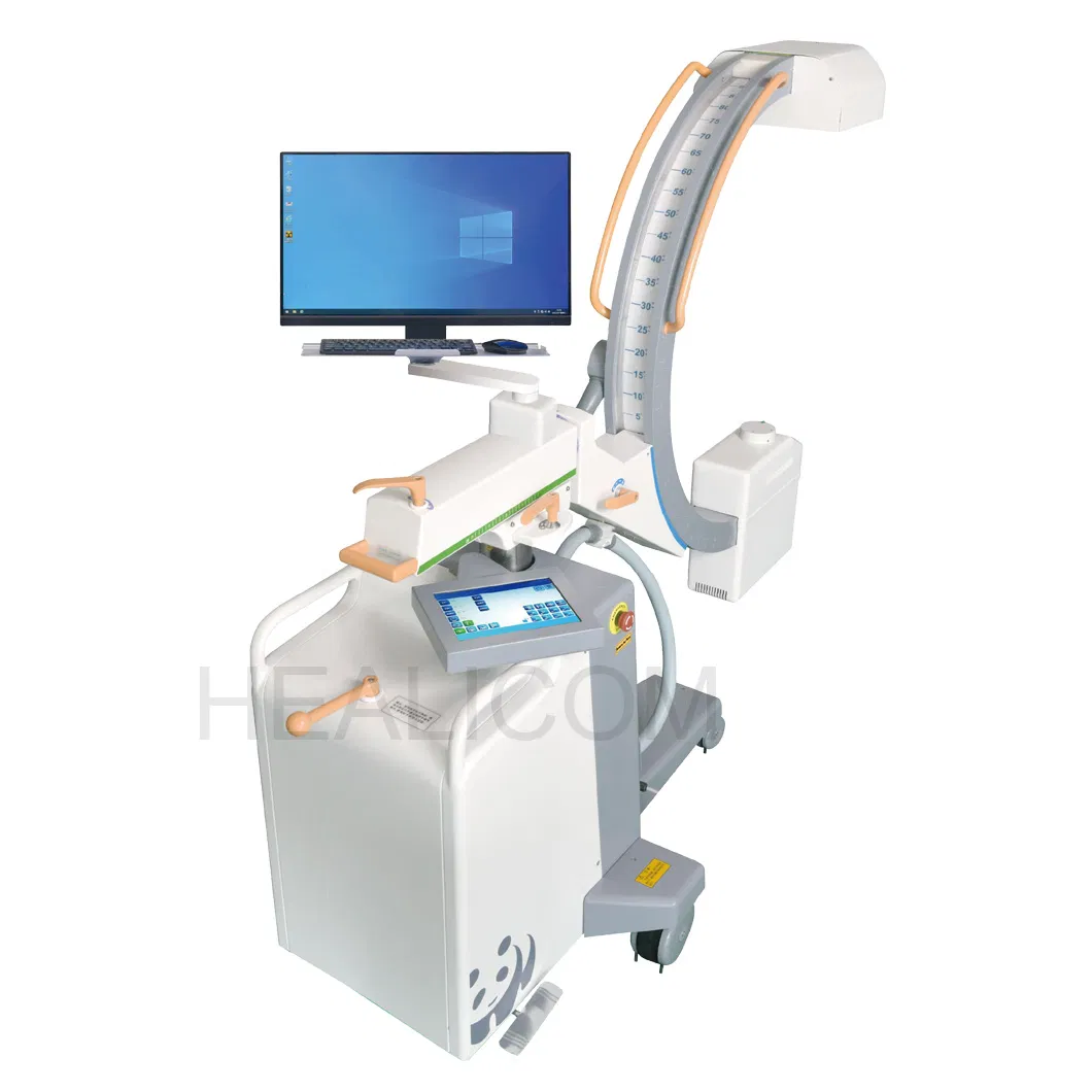 Medical 5kw Digital Hf Mobile Digital C-Arm System with Dynamic Flat-Panel Detector
