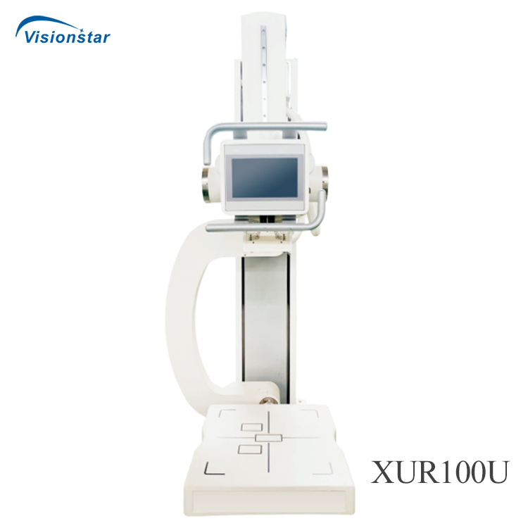 Xur100u Hospital Small Space Occupation High Freqency Radiography Photography Dr Dynamic UC Arm Digital X-ray System