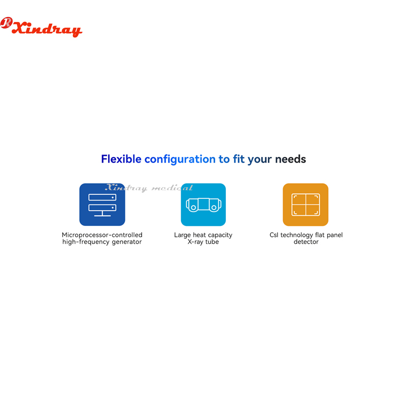Hospital Equipment 630mA 50kw Digital X Ray Medical Equipment with High Quality