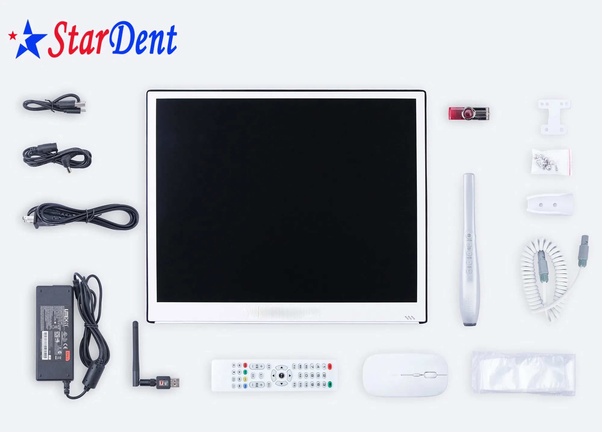 Dental Equipment Embedded Operating System Dental WiFi Intraoral Camera 17 Inch Screen Automatic Adjustment