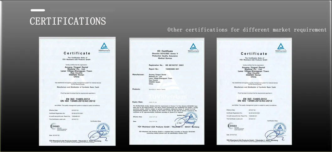 Product Certifications