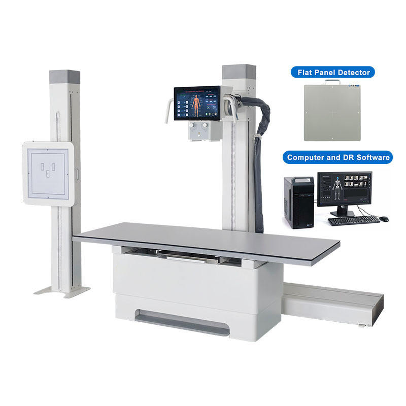 High-Performance 65kw Digital X-ray Radiography System with 800mA for Medical Facilities
