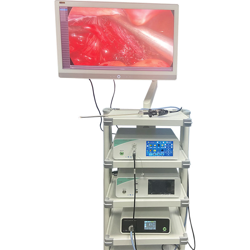 UHD Endoscopy Camera System with Light Source, Monitor and Endo Trolley