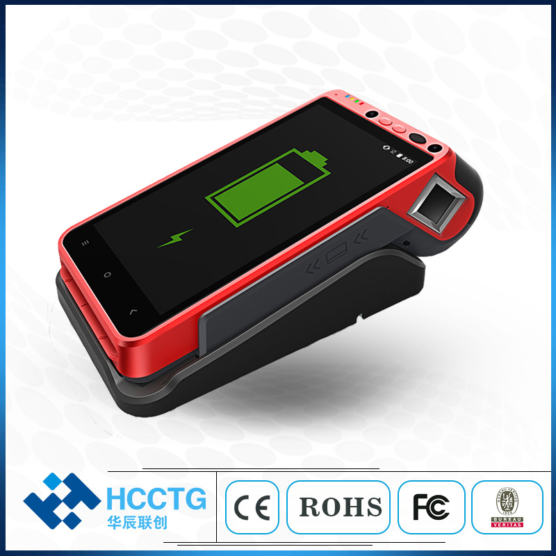 Mini Caisse Enregistreuse System Android Handheld Fiscal POS Terminal with Contactless Card Reader Hcc-Z100