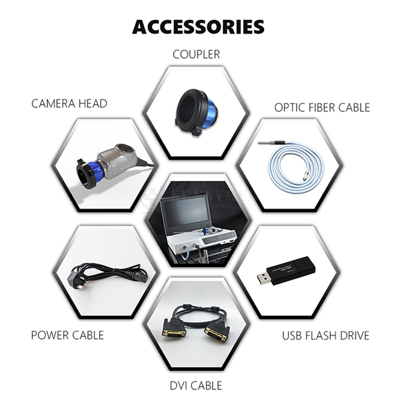 Veterinary Endoscopic Camera 1080P All-in-One Laparoscopy Full HD Portable Arthroscopy Imaging System