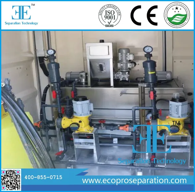 Control Panel and Dosing