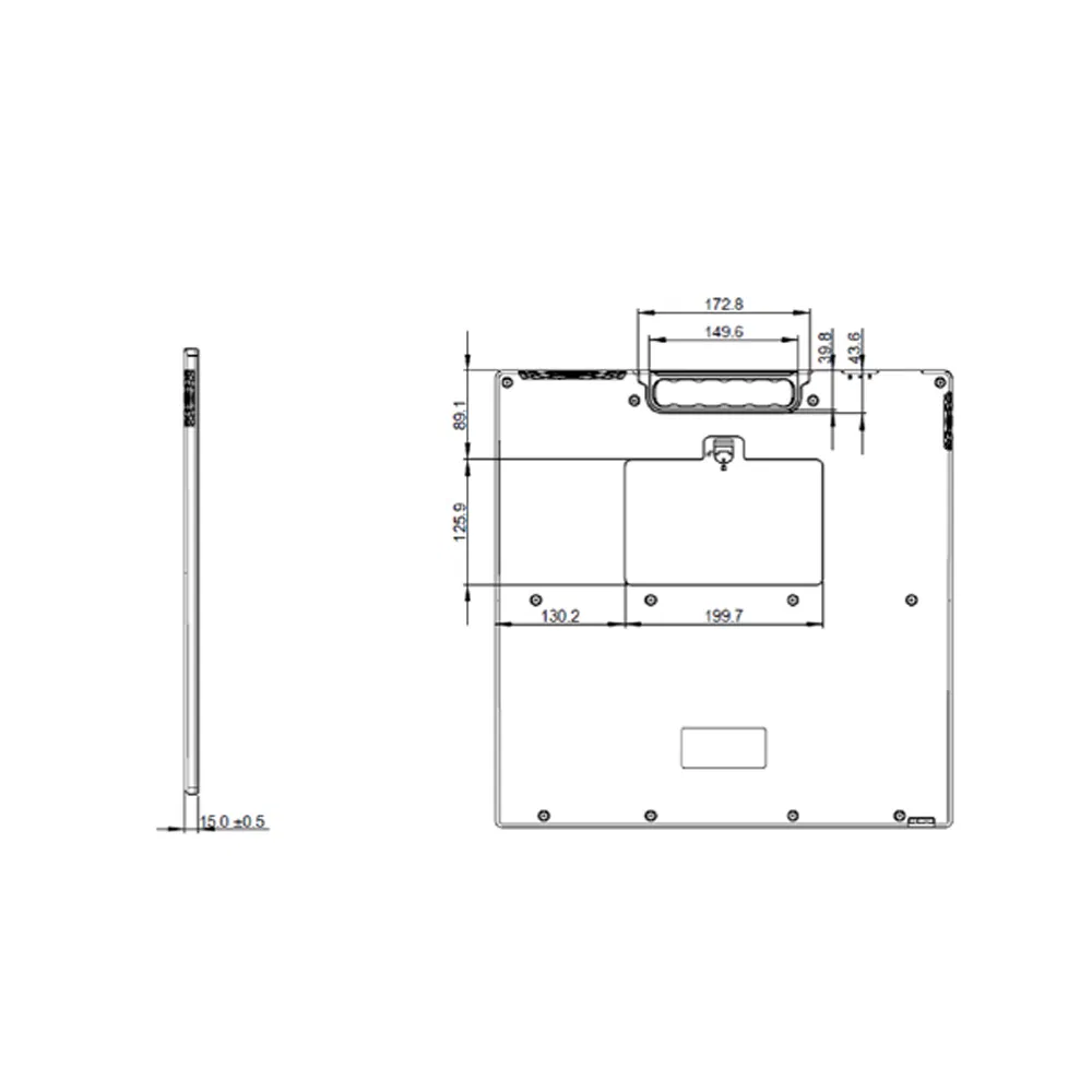 Wireless Cassette-Size Flat Panel Detector Electric Power Source Home and Commercial Use