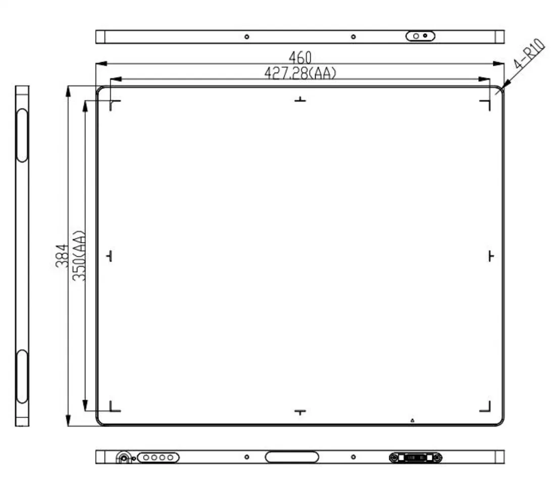 Medical X Ray Equipment 14*17 and 17*17inch Dr Fpd Wireless Digital Flat Panel Detector