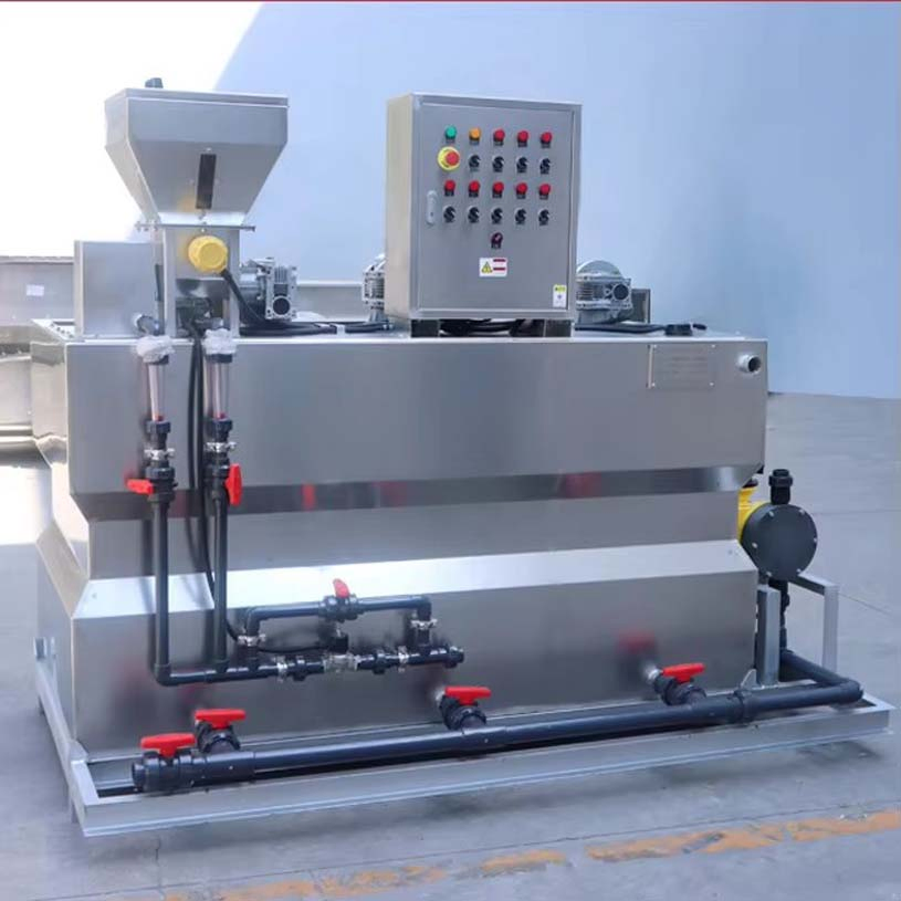 Integrated Automatic Dosing Device PAC/PAM Chlorine Acid Alkali Dosing Equipment Flocculant Dosing System
