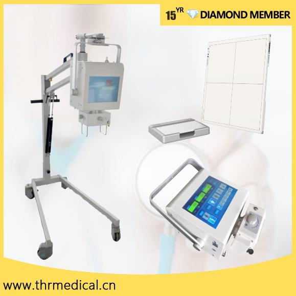 Medical Mobile X Ray Equipment 5.6kw Digital Portable X-ray Machine Price