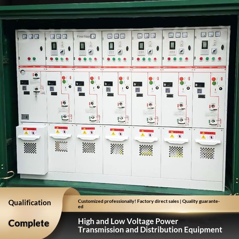 European-style Rectangular Box-type Substation 630kva Outdoor Mobile Distribution Room Pre-assembled Complete Box Transformer