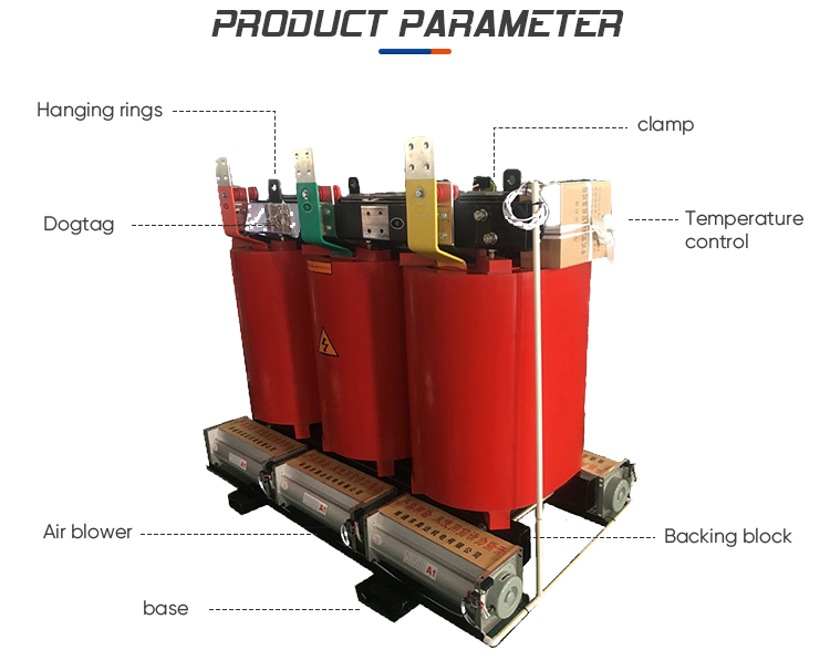 Dry Type Transformer Side View