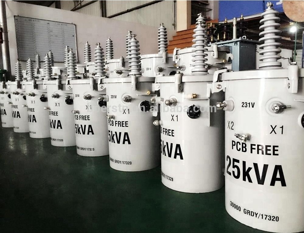 Overhead Power Distribution Transformer Details