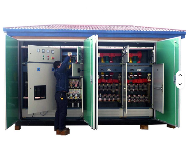 Outdoor Three-phase Prefabricated Oil Immersed Photovoltaic Box Type Transformer for Solar Power System Distribution