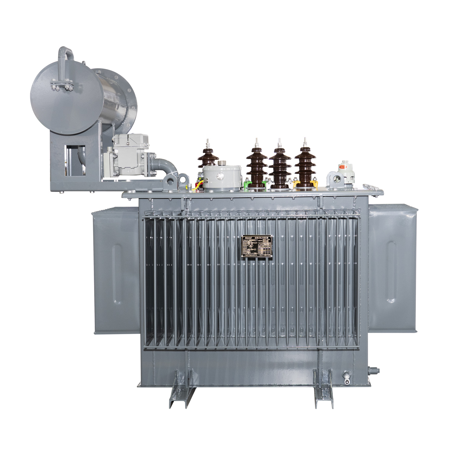 Power S11 Three-Phase 50/60 Hz Oil-Immersed Industrial Transformer With Three Windings Round Coil MV &amp; HV Applications