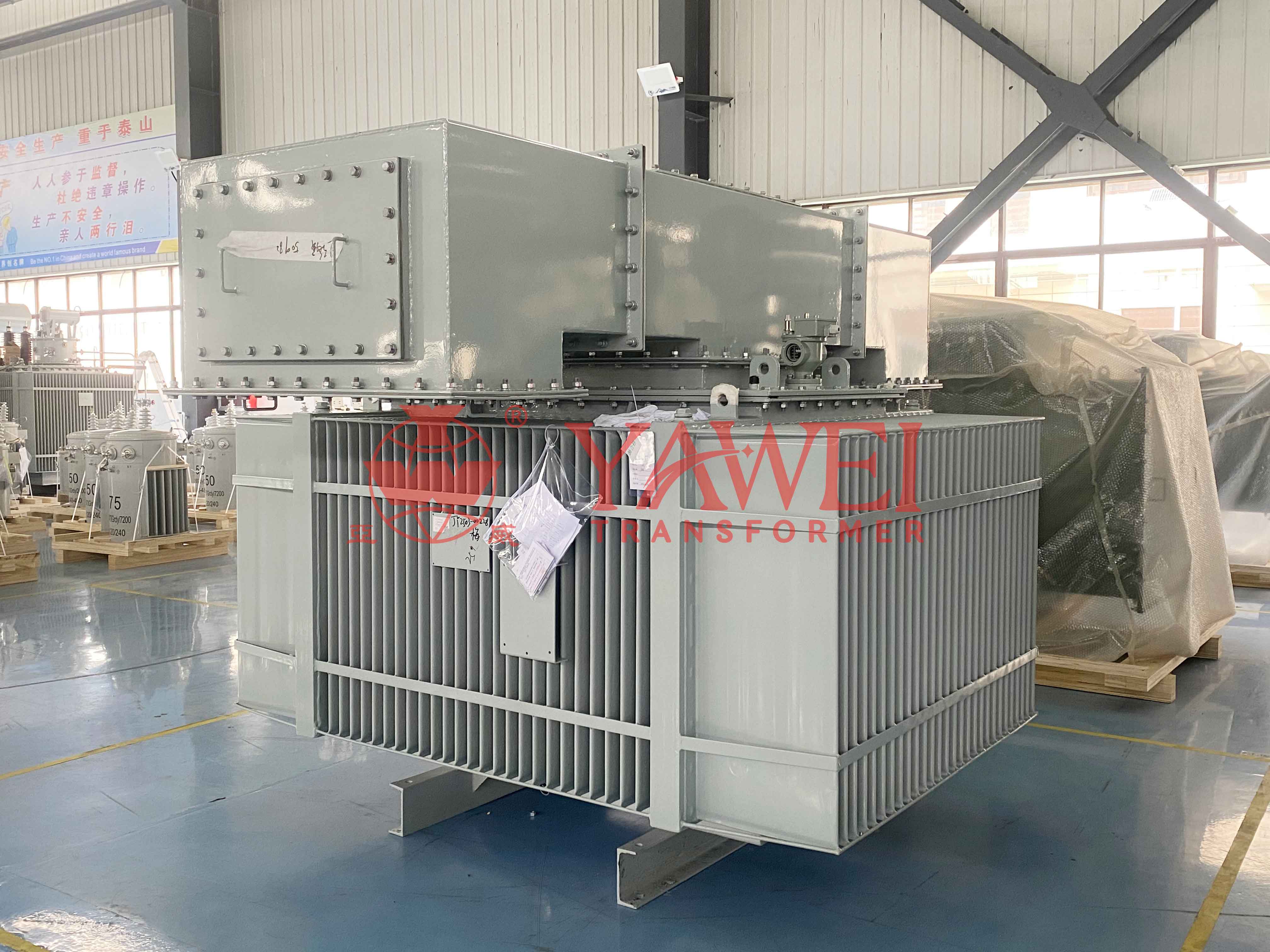 Yawei 500KVA 750KVA 1000KVA Oil Immersed Transformer 35KV 13200/240v Distribution Transformer Three Phases 380V 400V 440V 480V