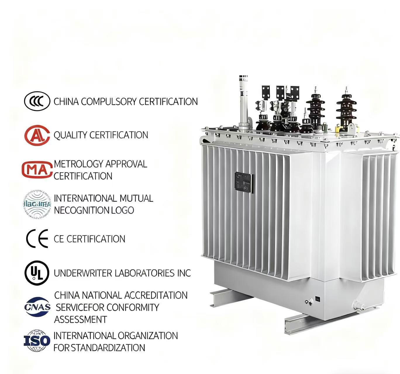 Factory 50KVA 100KVA 250KVA 300KVA 400KVA 450KVA 500KVA Three-phase Oil Immersed Distribution Power Transformer 20KV