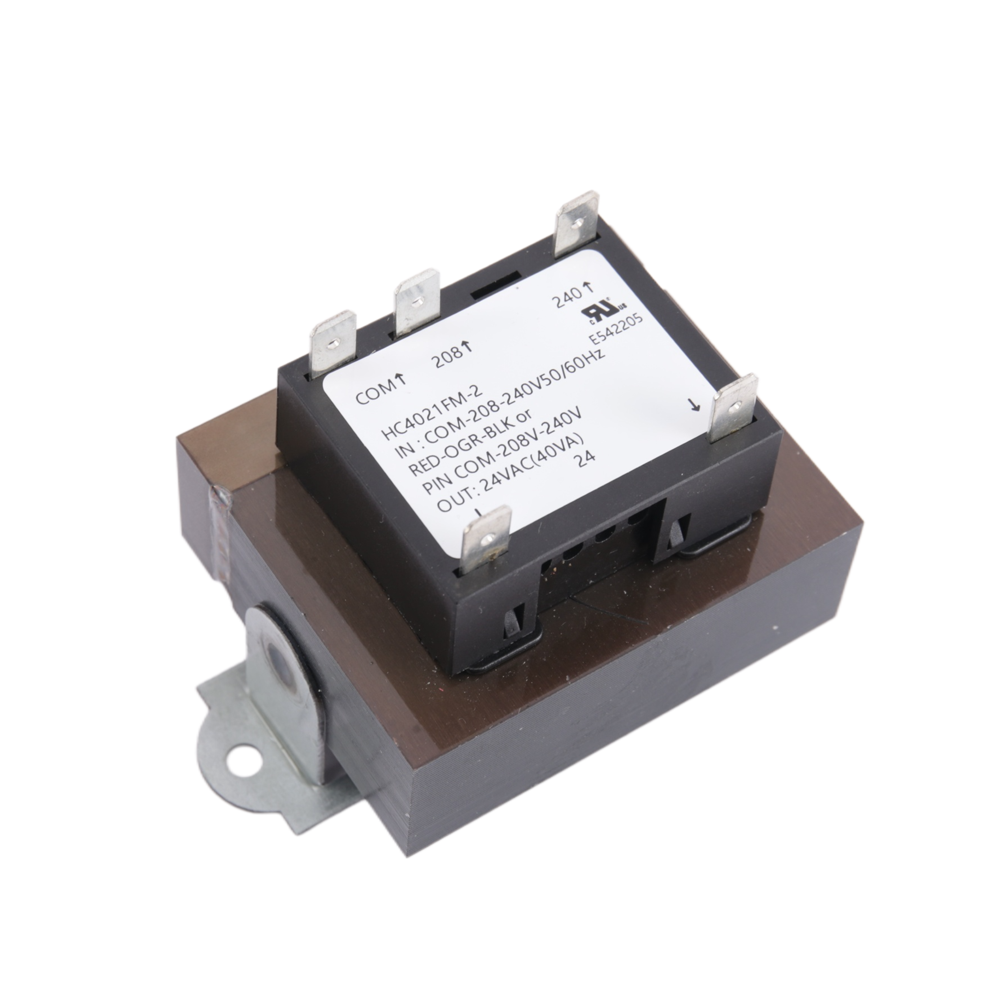 UL Approved Lead Type Class 2 Control Transformer Primary 208/240V Secondary 24V 30VA Isolation Control HVAC Transformer