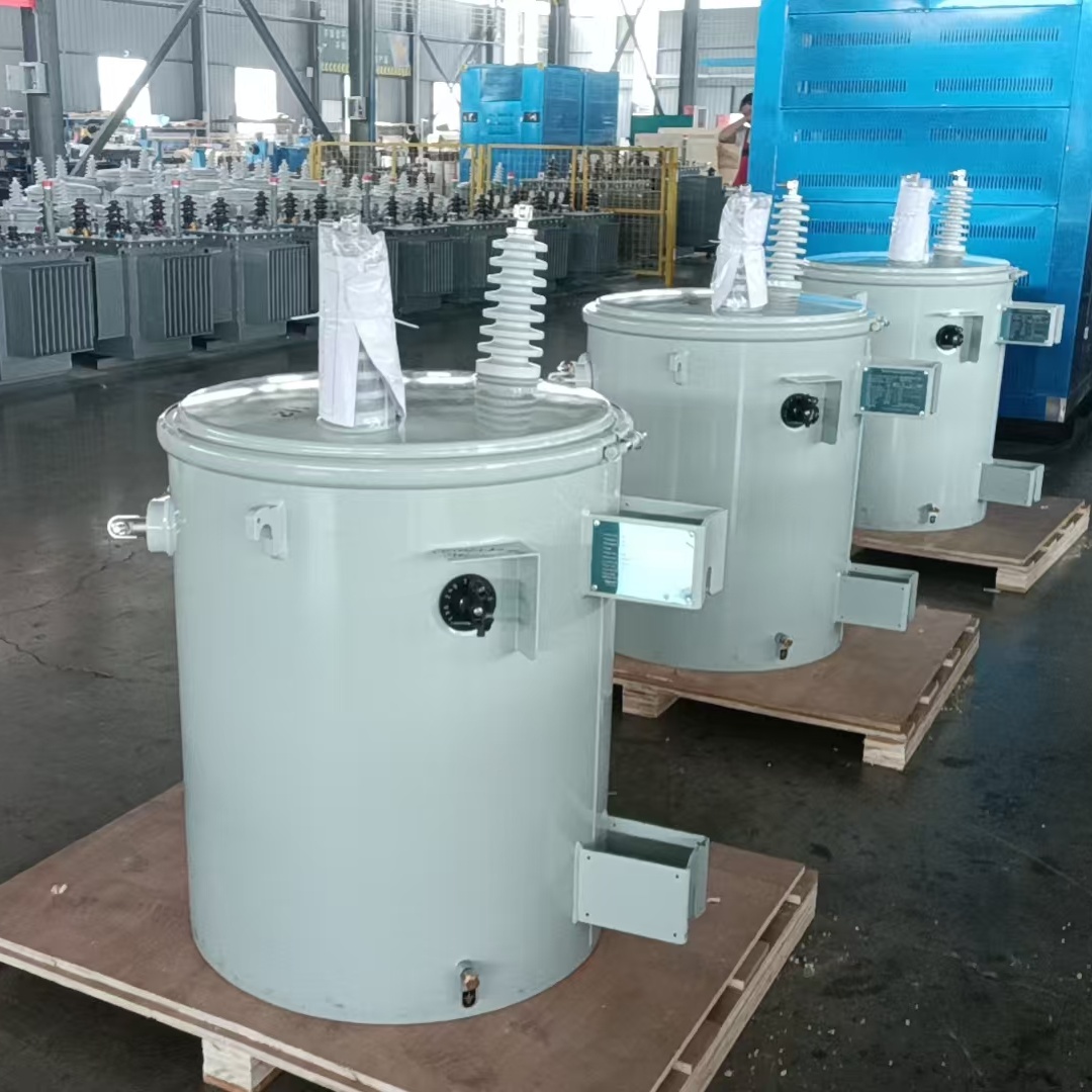 IEC/ANSI Certified Cylindrical Pole-Mounted Oil-Immersed Transformer - Compact Design for Safe Outdoor Pole Installation