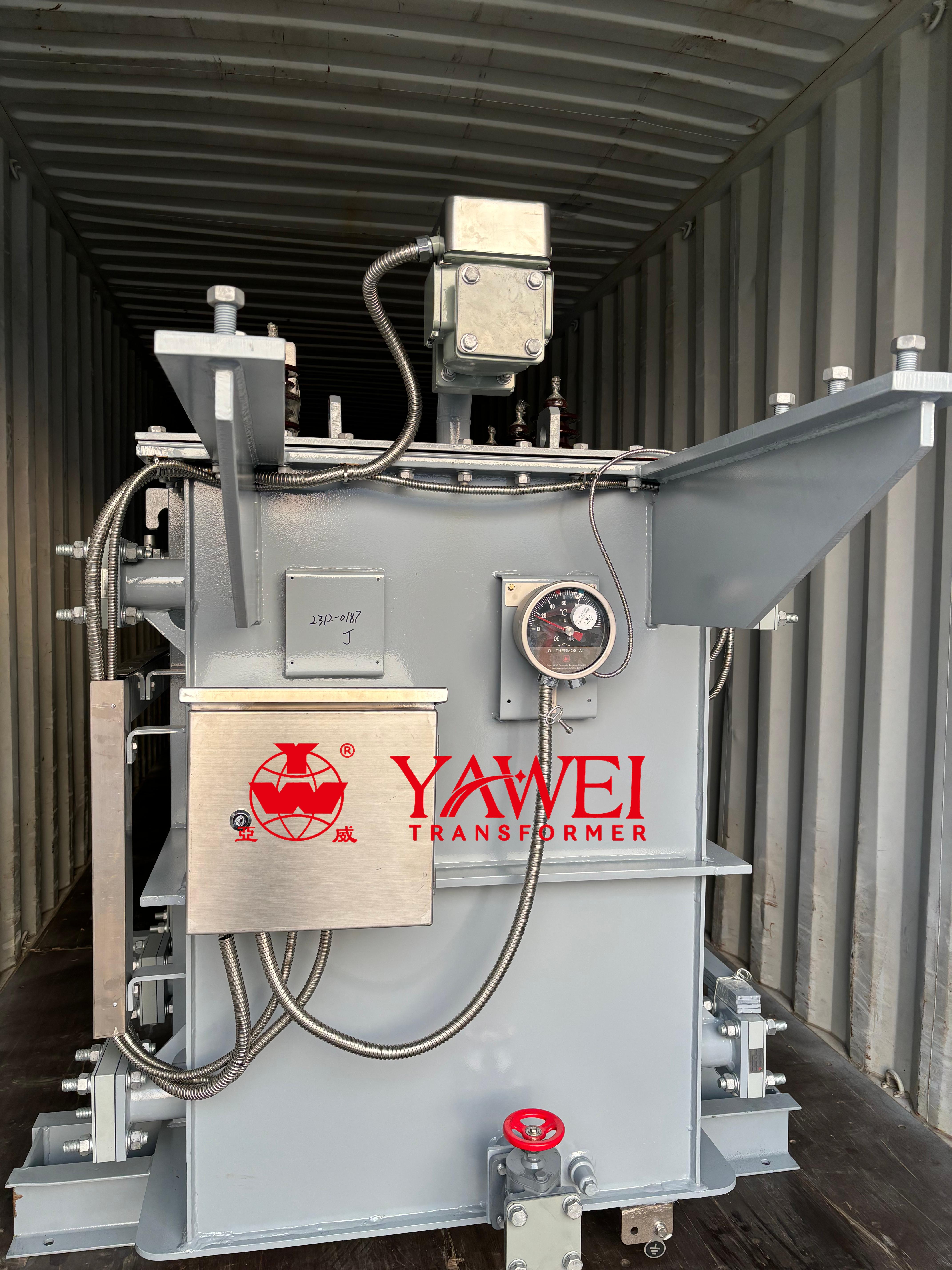 YAWEI 125kva 10kv 3 Phase Outdoor Pole Mounted Buck Boost Power Distribution Transformer