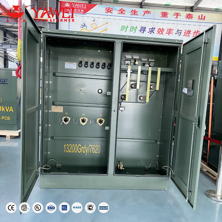1250kva 315 Kva 33kv transformers Price Compact Substation American Box Transformer Pad Mounted Transformer