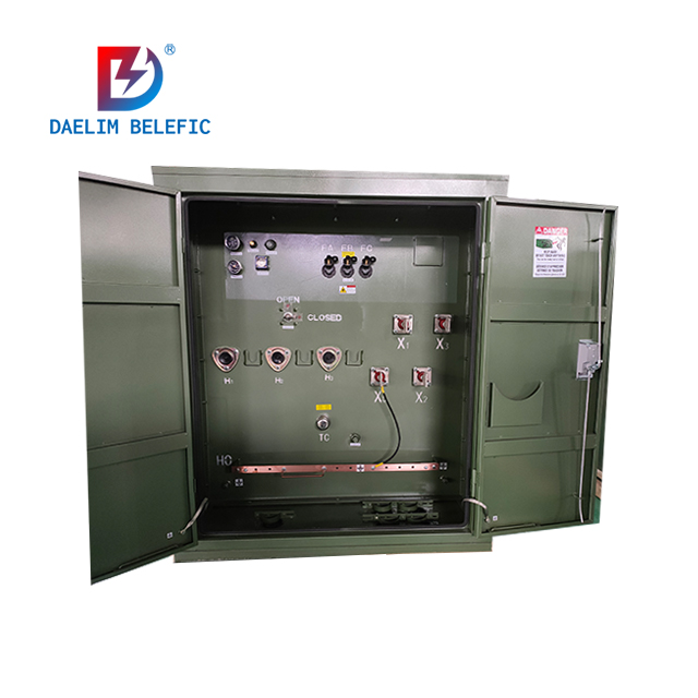 Radial feed transformer