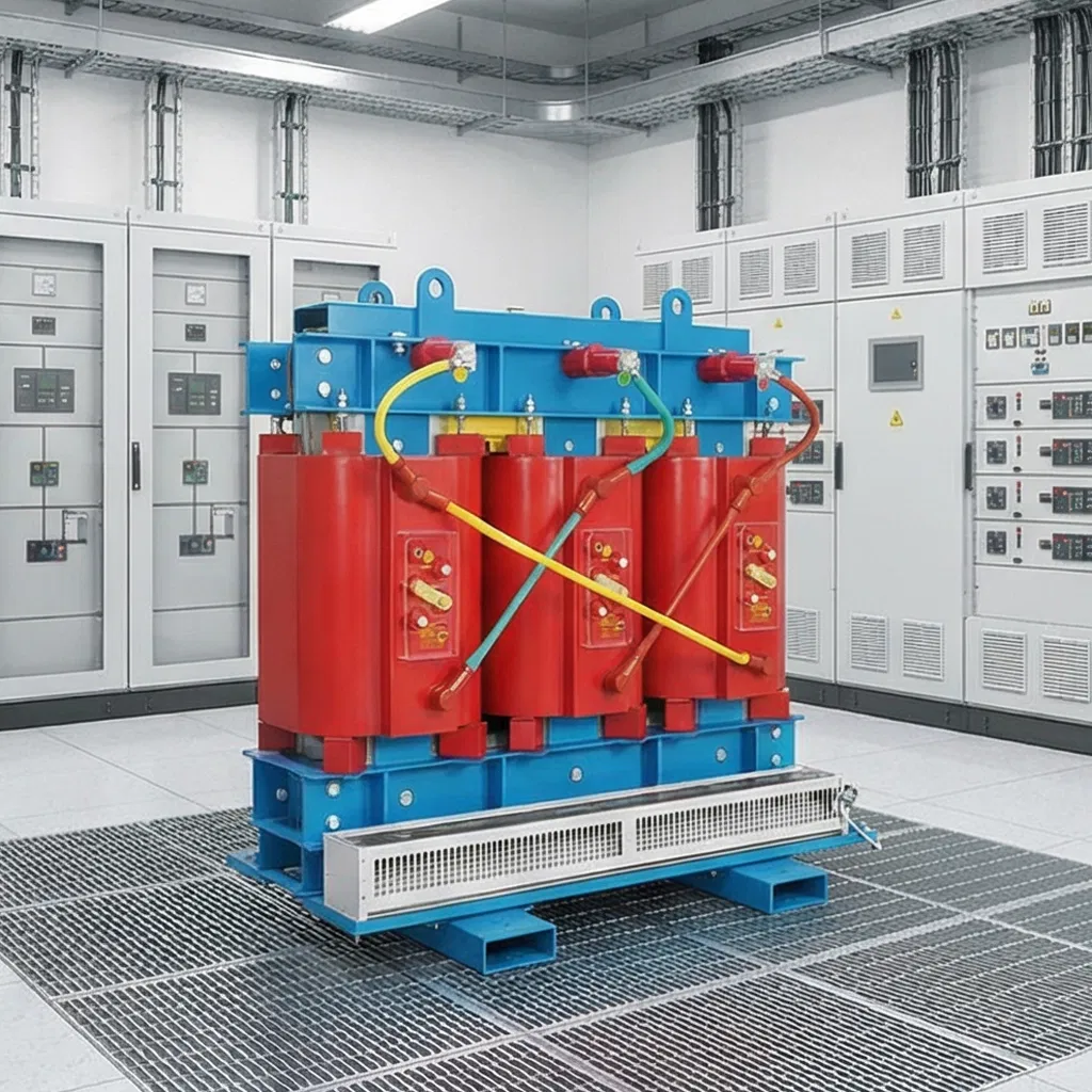100kVA 150kVA 630kVA 1000kVA 2000kVA 3000kVA Step Down Hv 20kv 15kv 10kv to 0.4kv 3 Phase Electrical Resin-Cast Dry Type Power Transformer with IP20 Enclosure