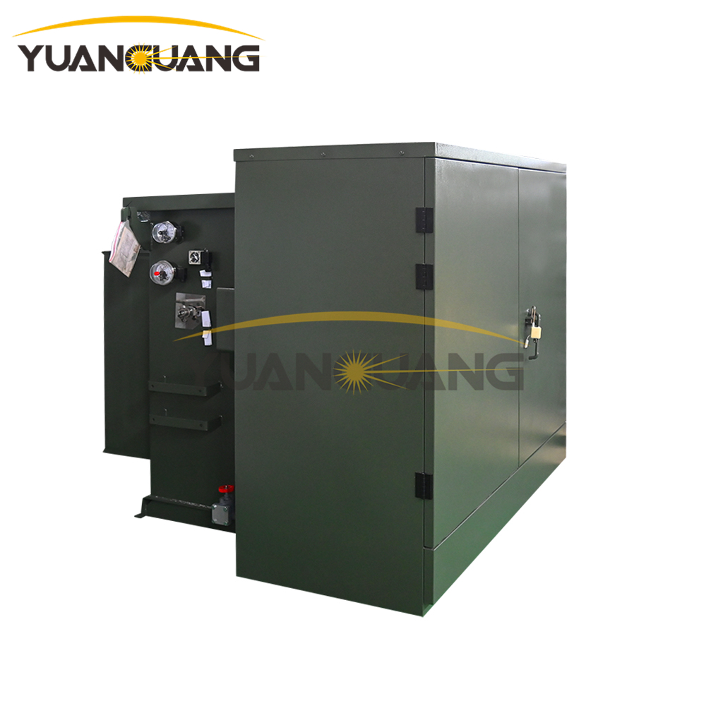Pad Mounted Transformer Copper Aluminum Winding 4000 KVA 5000 KVA Loop Feed Live Front 3 Phase Padmounts Transformers