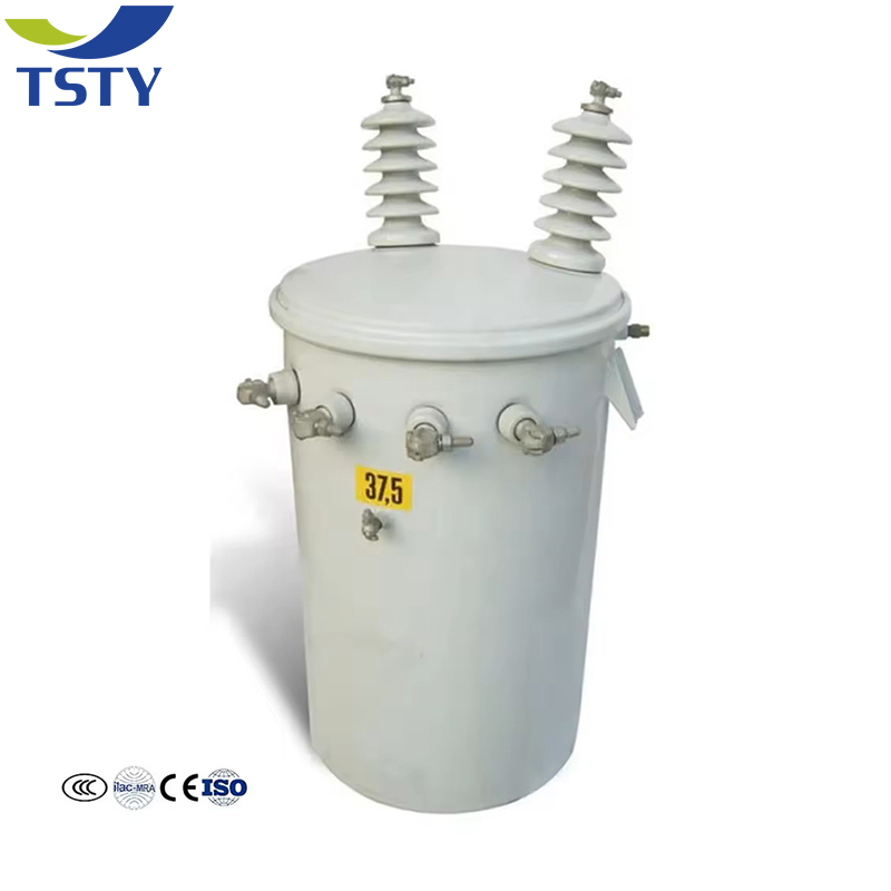 Power Supply Transformer Single Phase Distribution 25KVA 50KVA 100KVA Pole Mounted Transformer