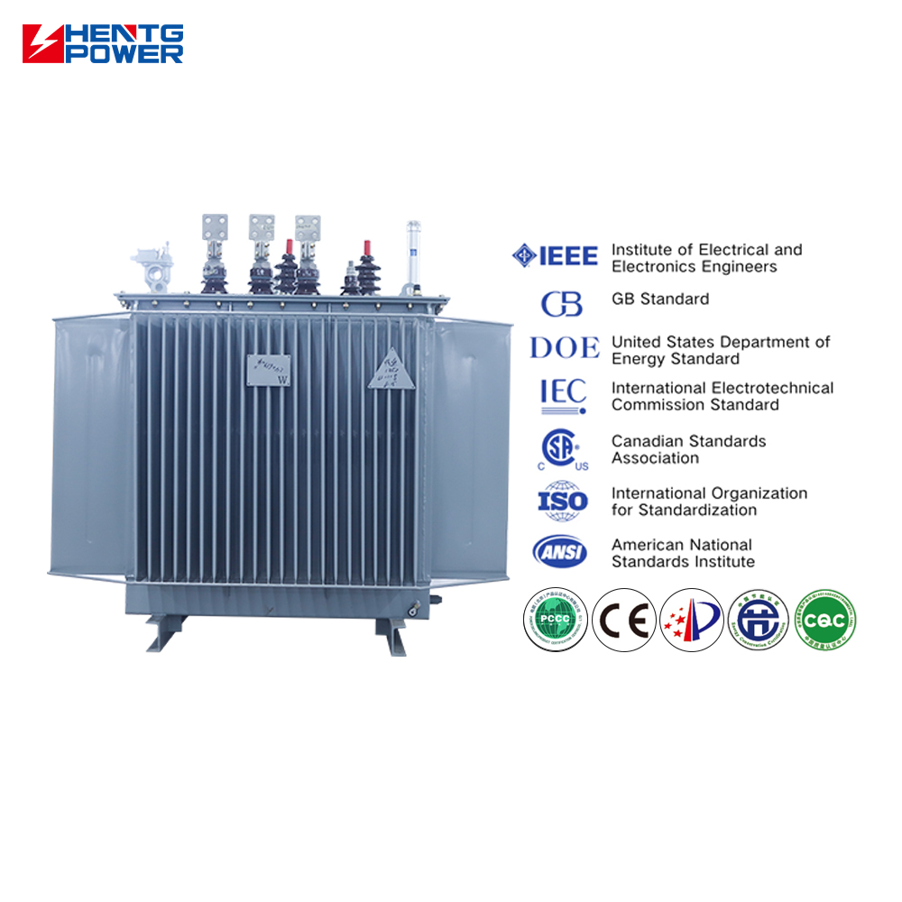 HENTG POWER Hermetically Sealed Oil-immersed 250KVA 315KVA Three-Phase Oil-Immersed Step-Down Distribution Transformer