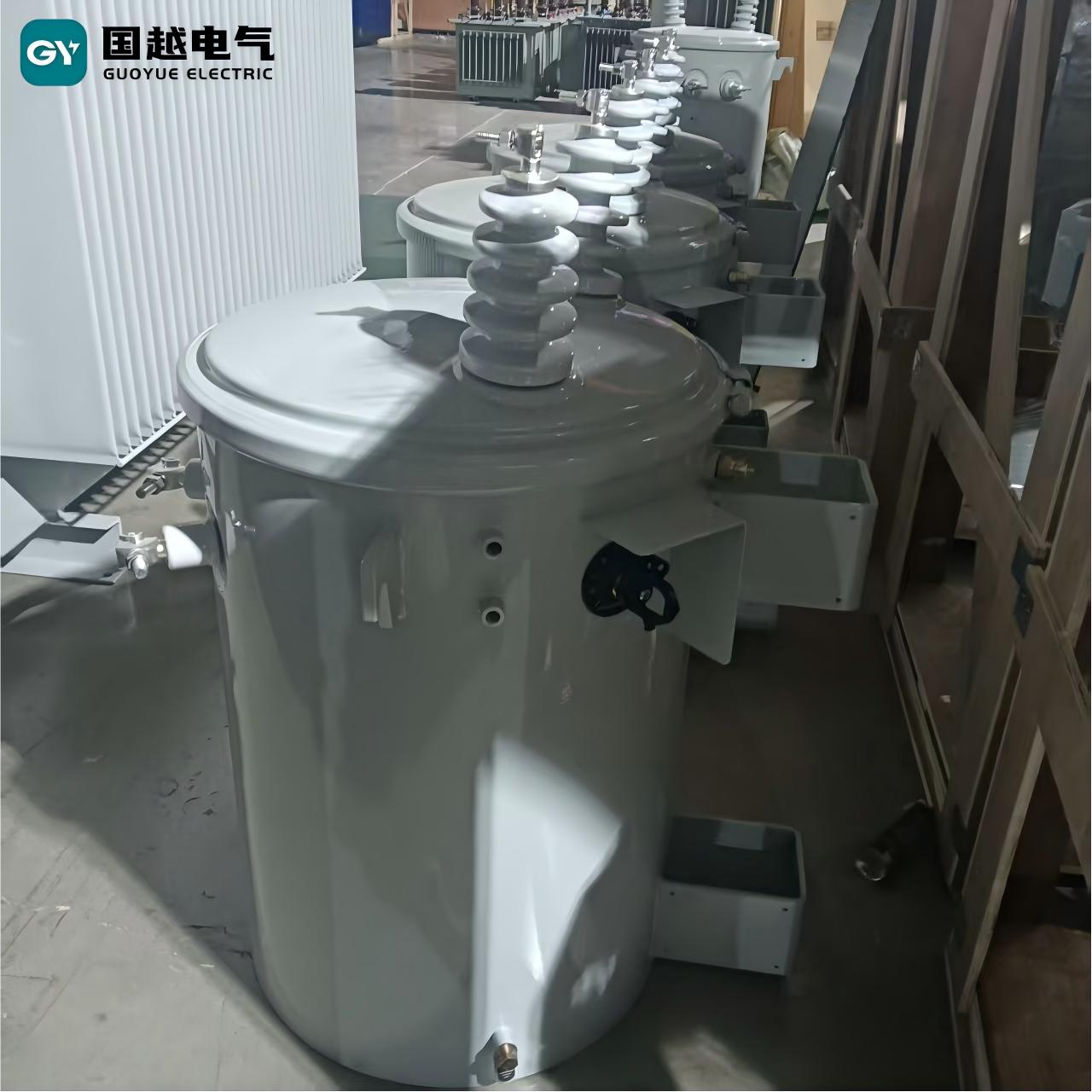 GUOYUE 7.2kV 13.2kV Single Phase Pole Mount Distribution Transformer 25kVA 50kVA 75kVA