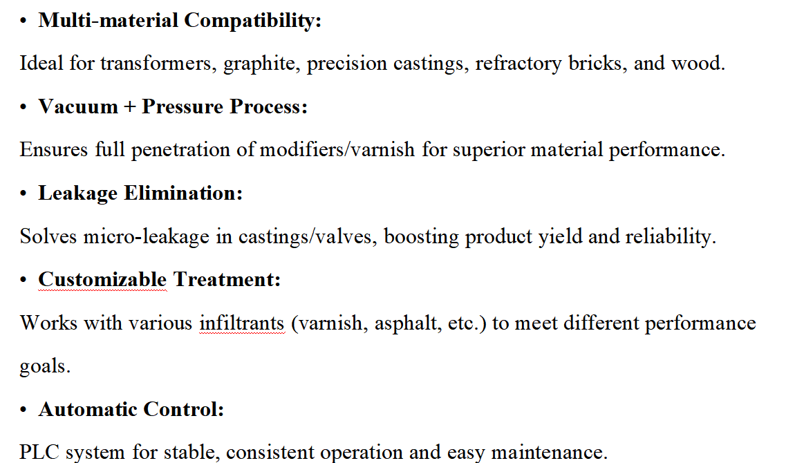 VPI Transformer Vacuum Pressure Tank Impregnation System for Transformer Coil and Inductor Treatment