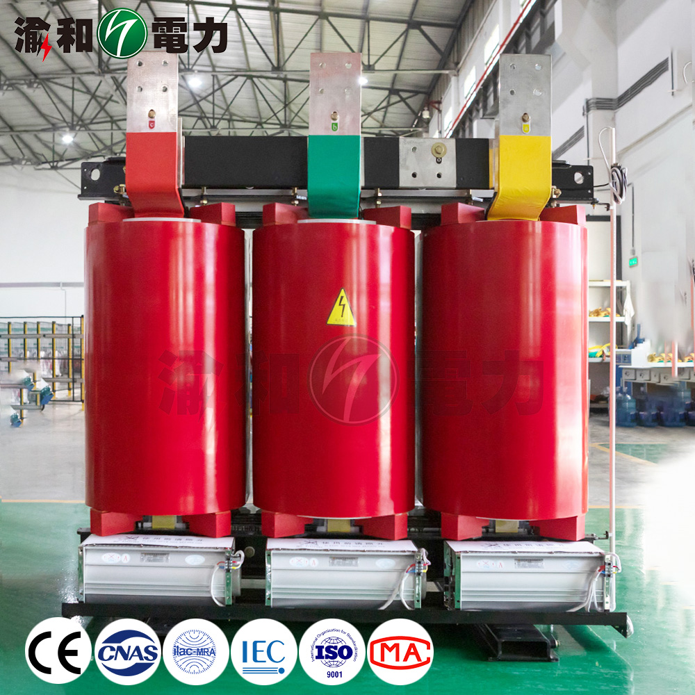 Indoor Three Phase Dry Type Isolation Transformer 11KV 22KV / 400V 500KVA to 2000KVA