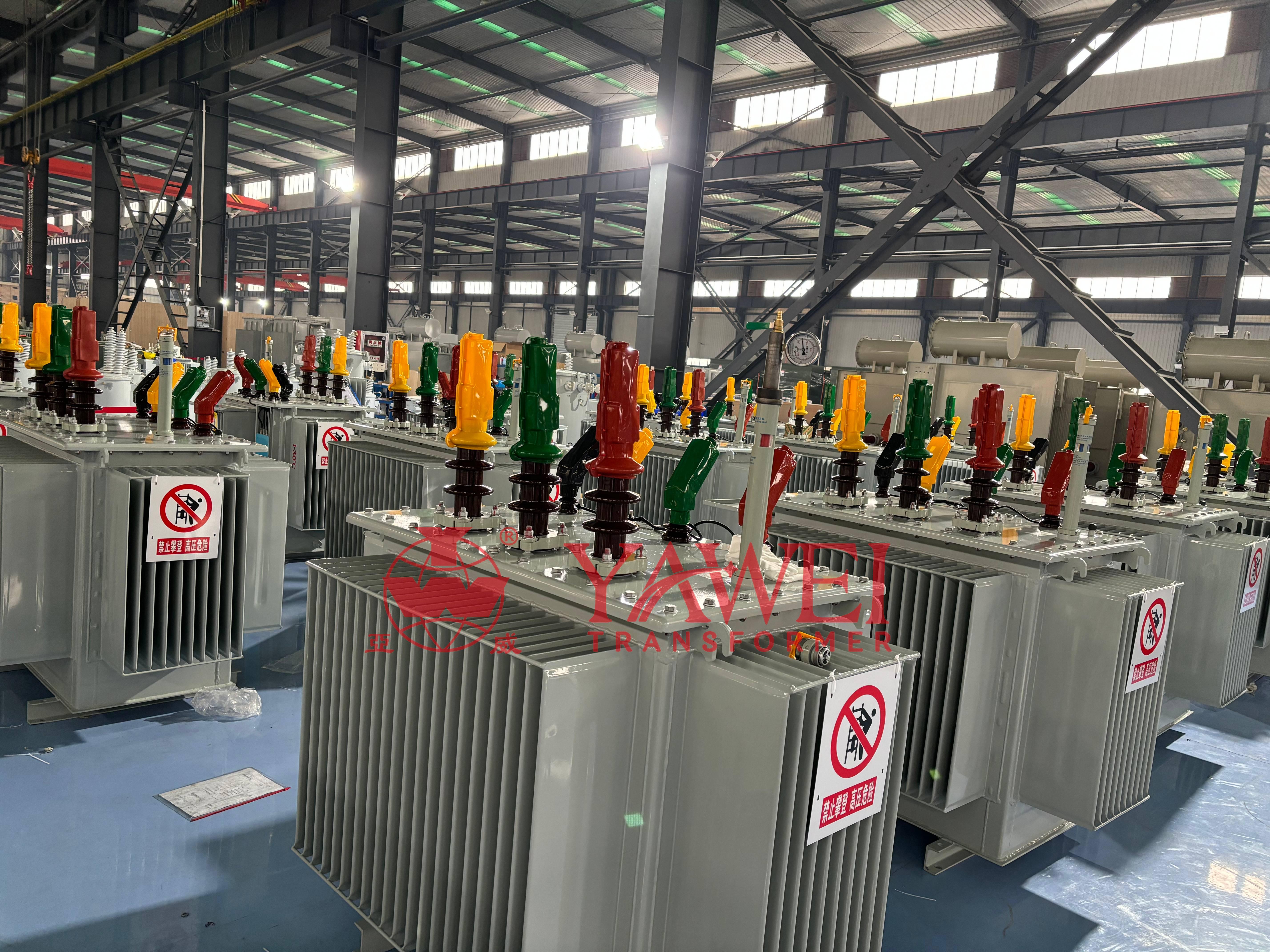 YAWEI 125kva 10kv 3 Phase Outdoor Pole Mounted Buck Boost Power Distribution Transformer
