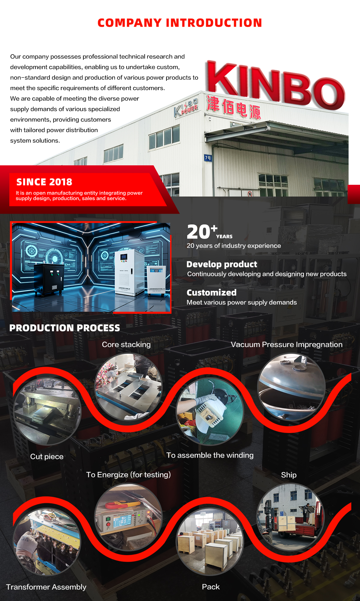 Customizable Safe and Reliable Isolation Transformer Hospitals 6.3KVA Isolation Power Supply