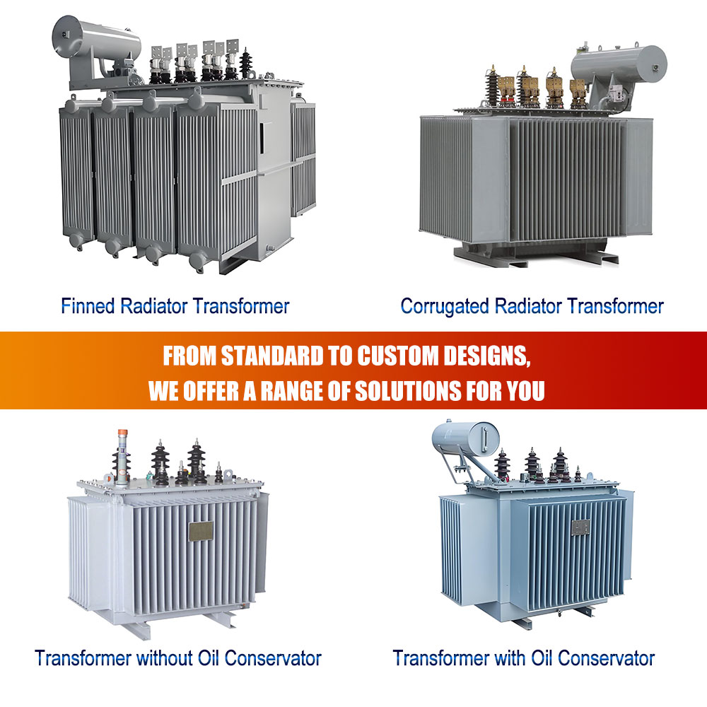 10kv 250kva 50kva 100kva 200kva 300kva 400kva Hermetically Sealed Oil-immersed Three-phase Two Winding Transformer ONAN Cooling